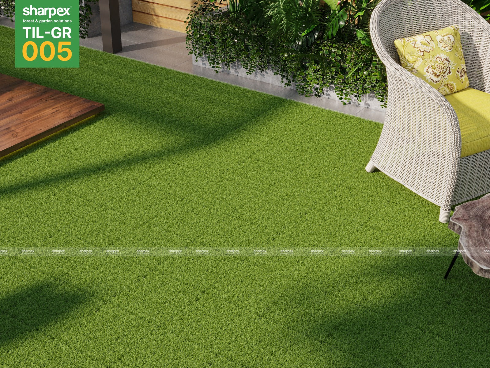 Artificial Grass Deck Tile