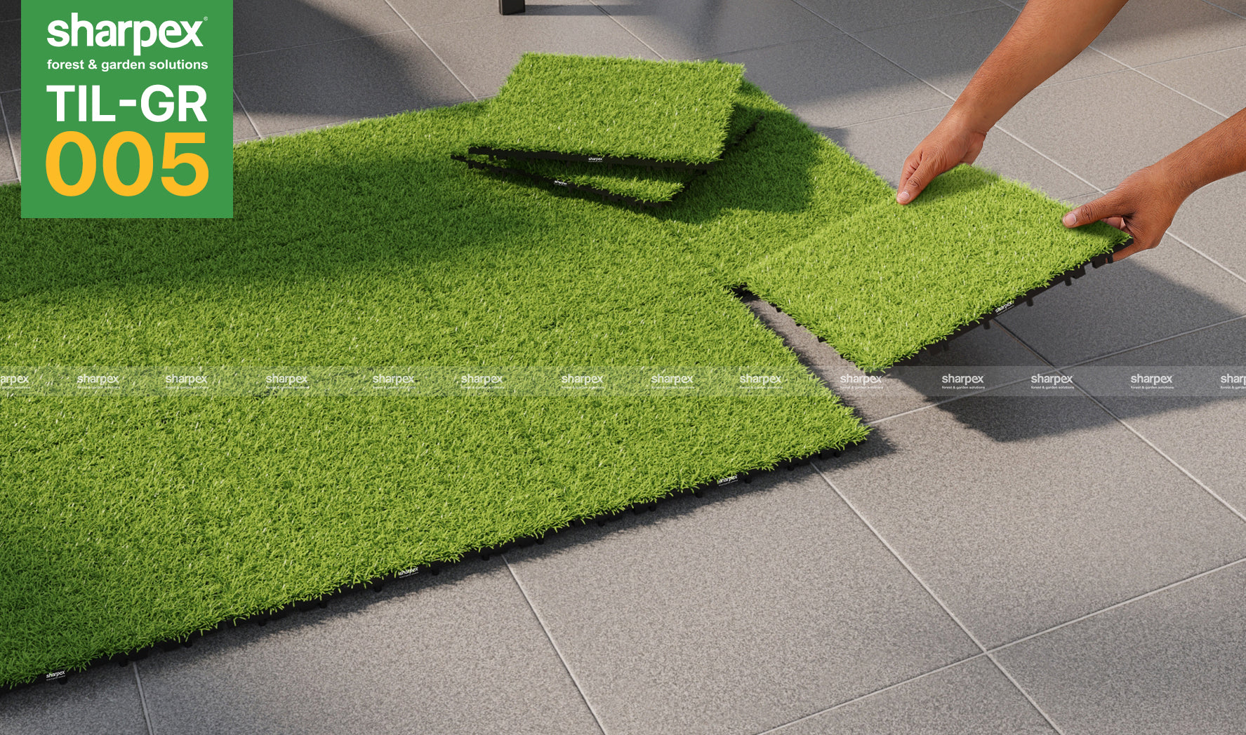 Artificial Grass Deck Tile