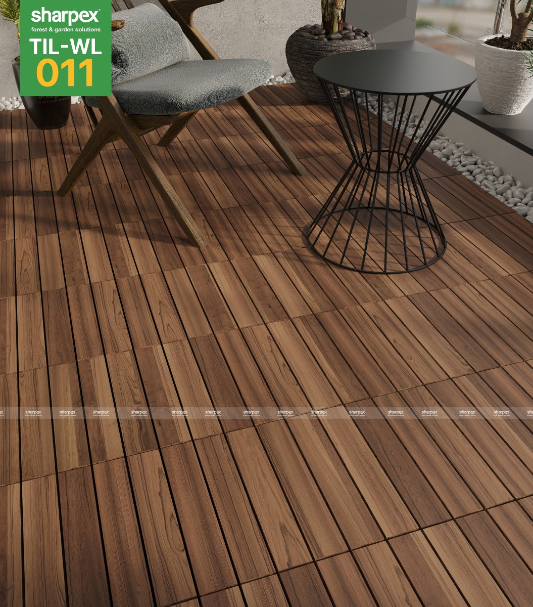 Walnut Wood Deck Tiles (TIL-WL-011)
