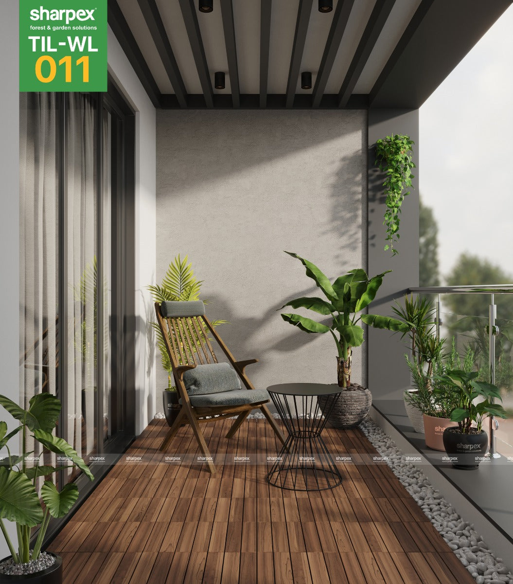 Walnut Wood Deck Tiles (TIL-WL-011)
