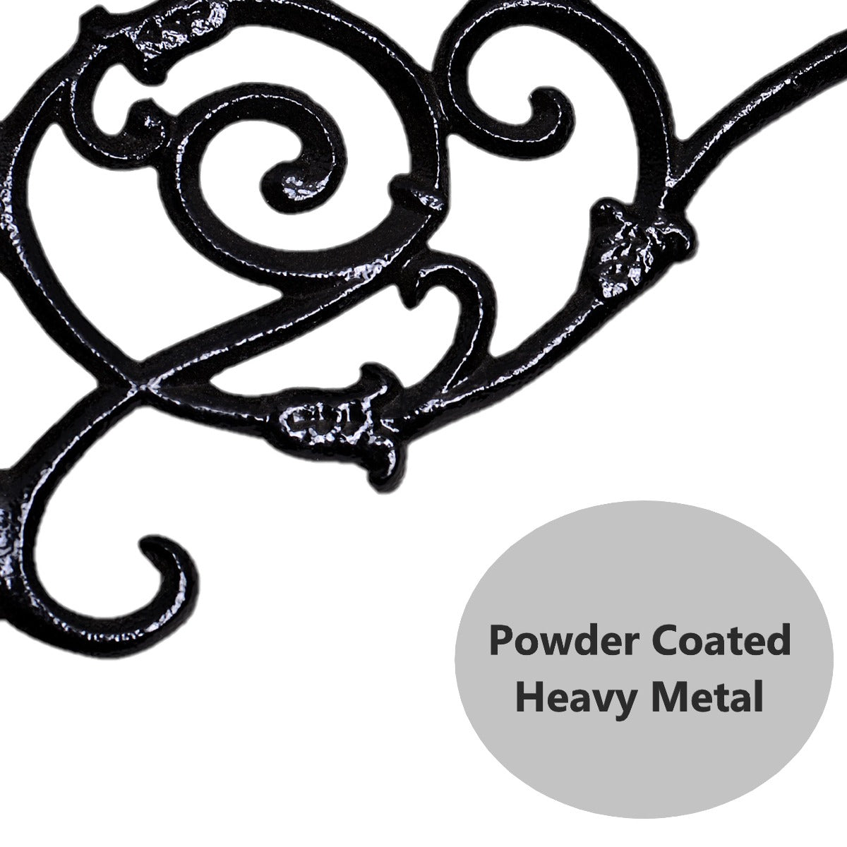 Metal Wall Bracket - Black  (BRK-BL-005)