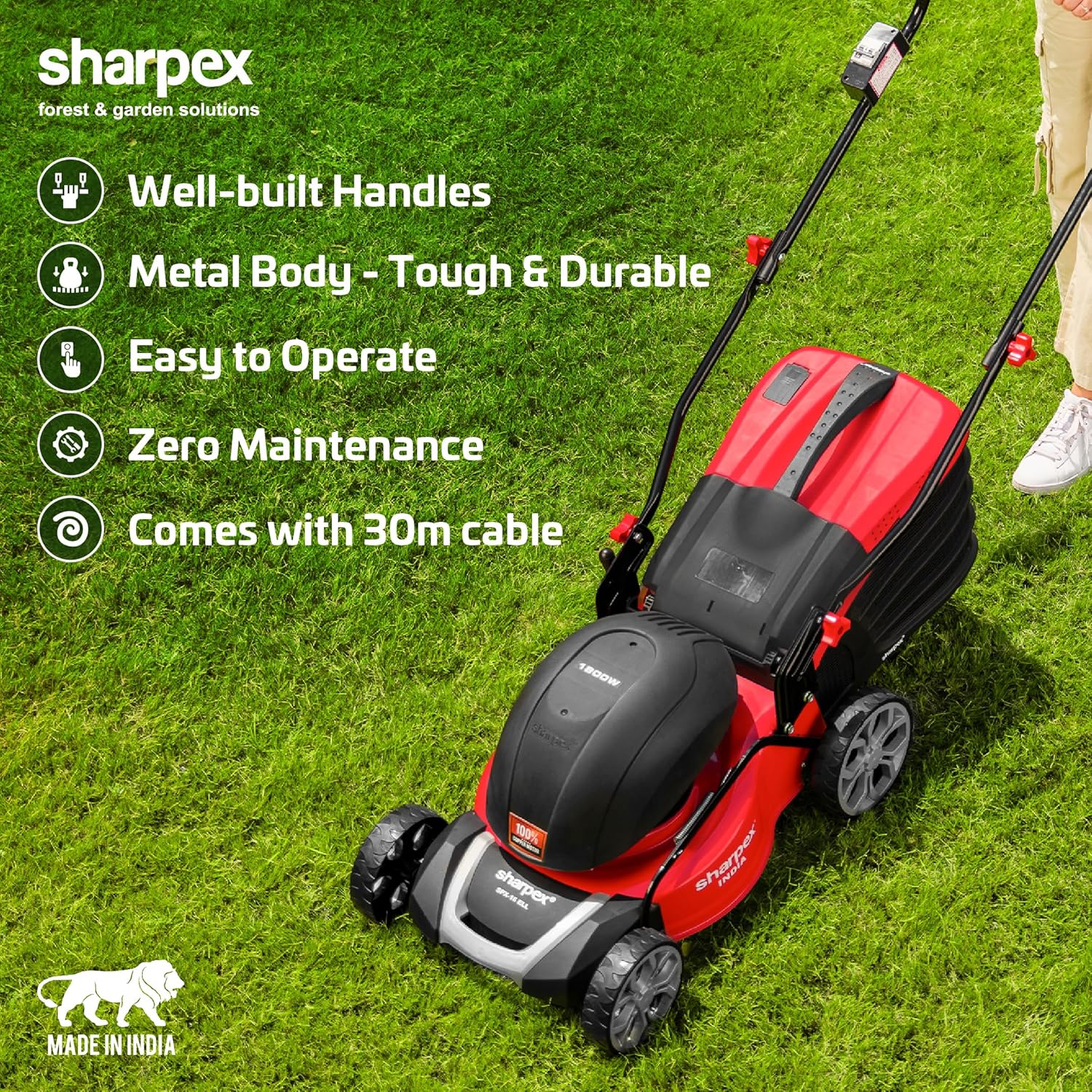 16" Electric Lawn Mower (SPX.16.ELL)