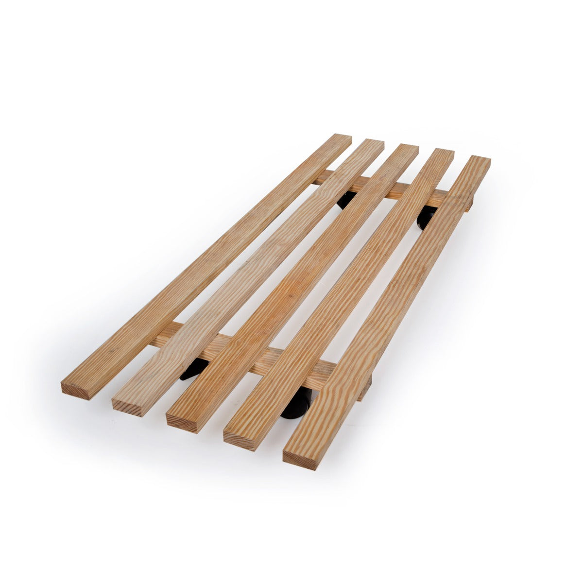 Wooden Trolley - Brown - Set of 4 (CO4-TRL-BR-010)