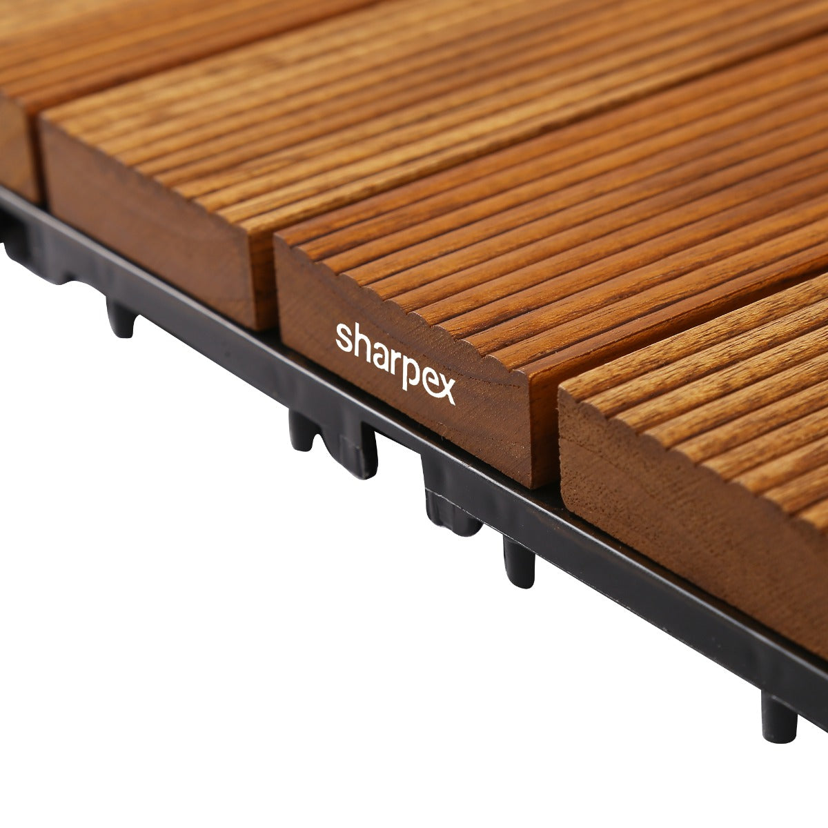 Teak Wood Deck Tiles - Brown (TIL-BR-018)