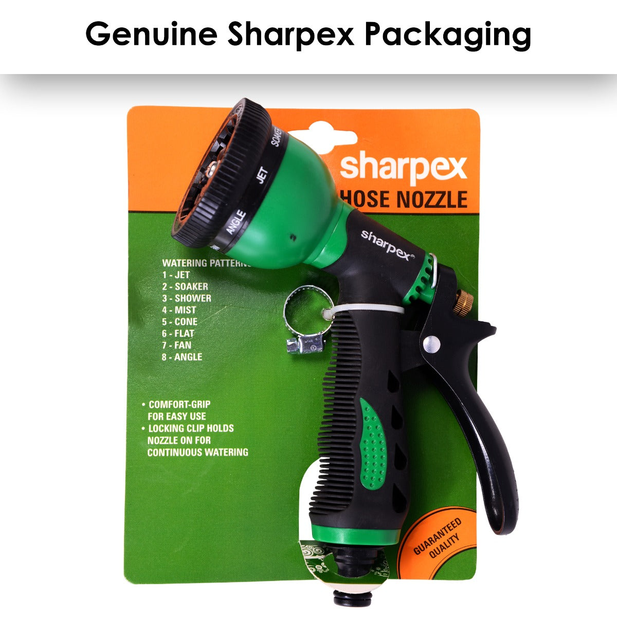 Hose Nozzle with 8 Patterns