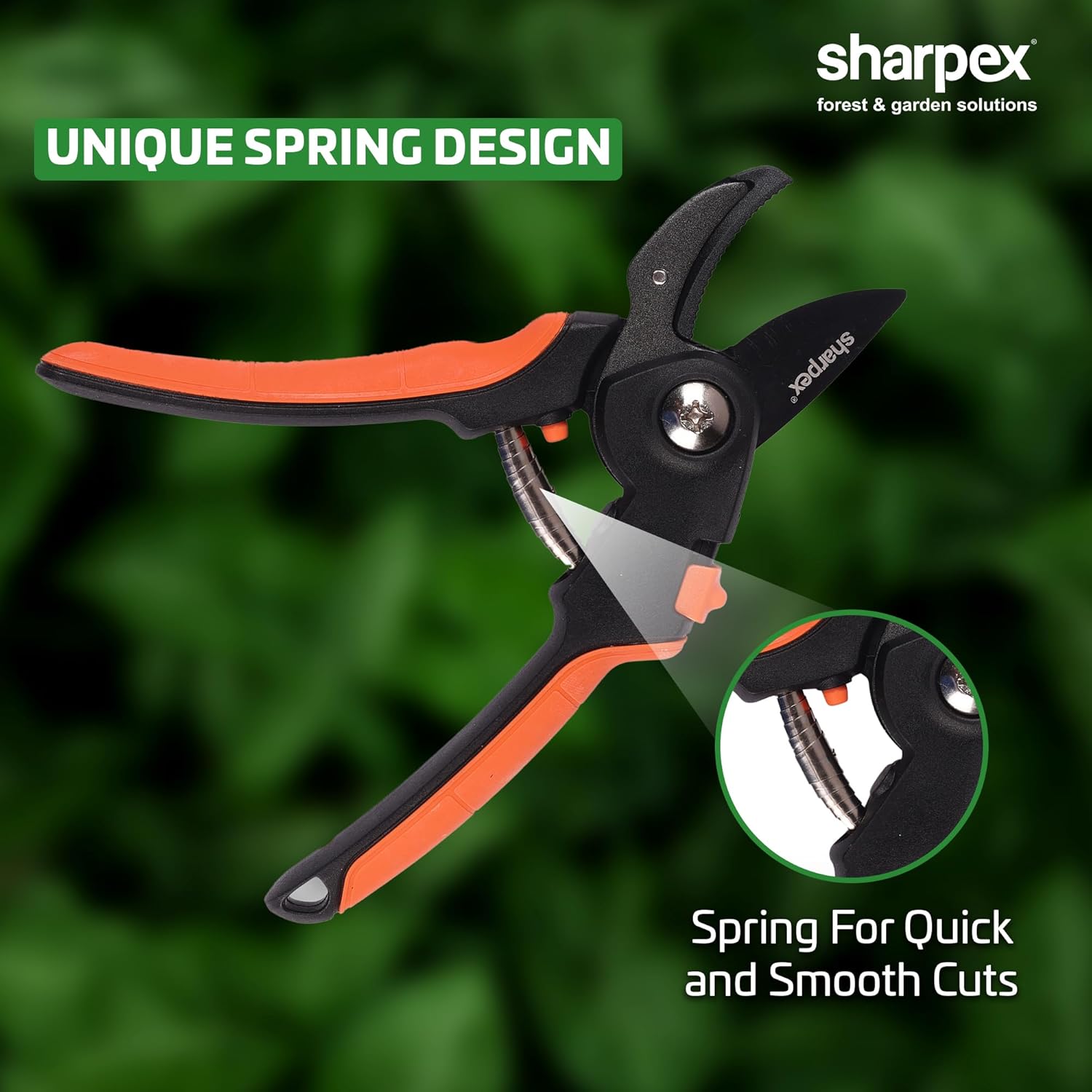 Heavy Duty 8 inch Garden Anvil Pruning Shears