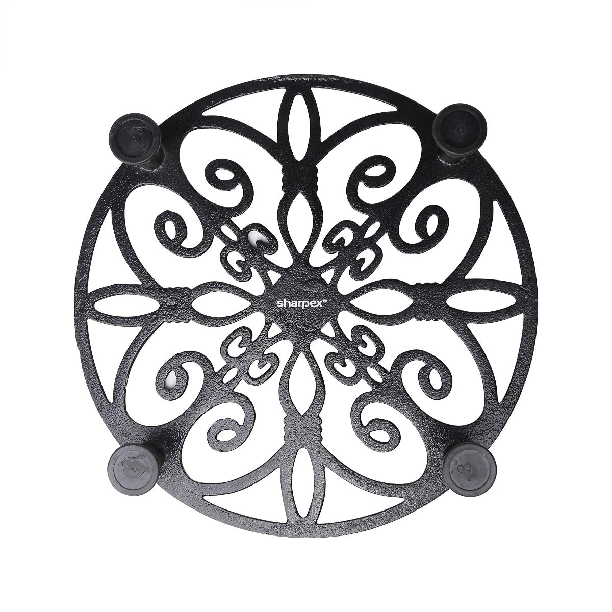 Iron Trolley - Black - Set of 2 (CO-TRL-BL-019)