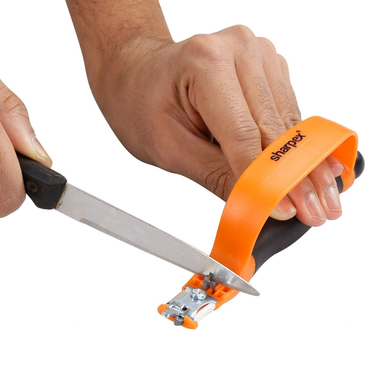 6 in 1 Multi-Purpose 180mm Sharpener For Cleavers, Axes & Machetes -Non-Slip TRP Grip Design