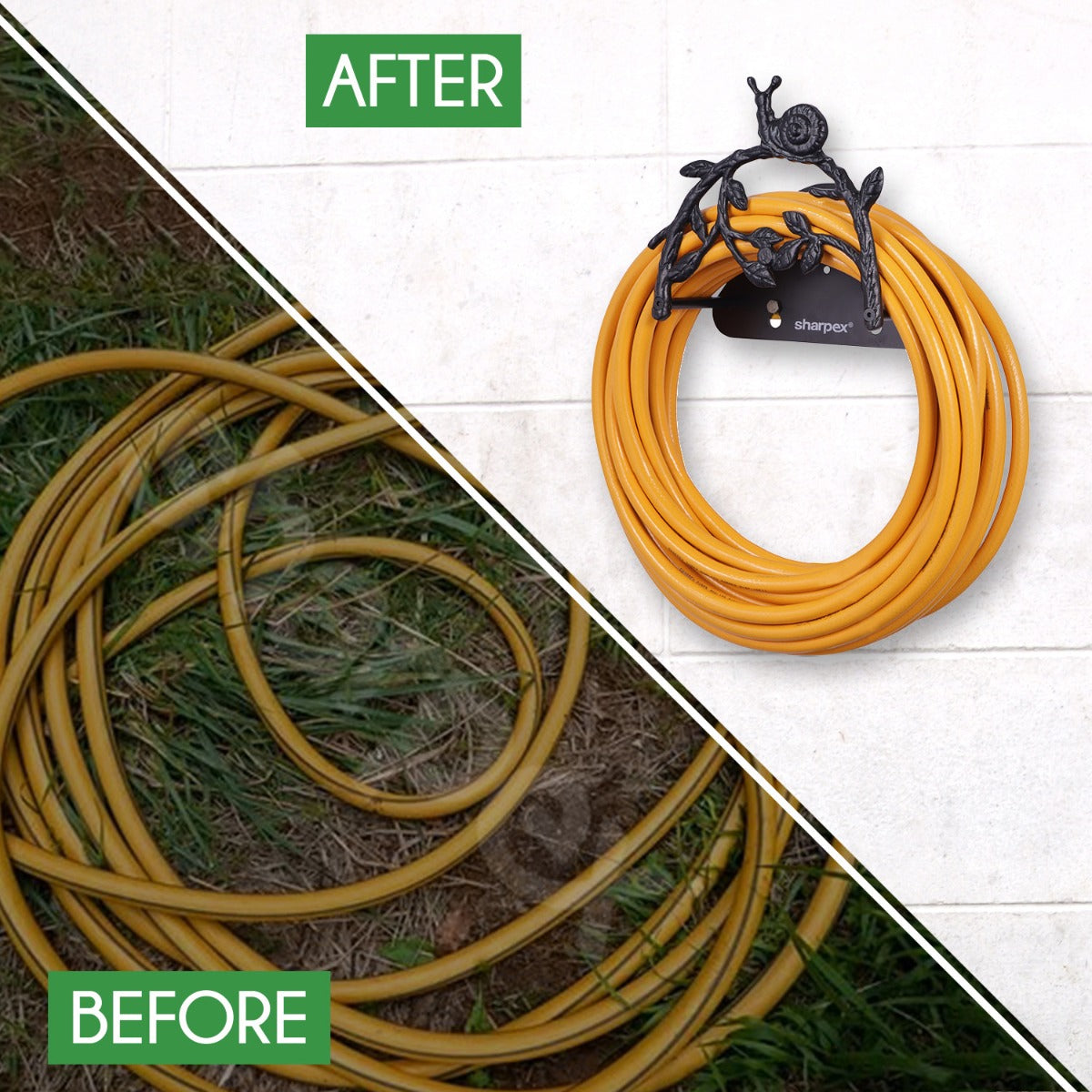 Heavy Duty Metal Portable Hose Pipe Holder Only (HOS-BL-025)