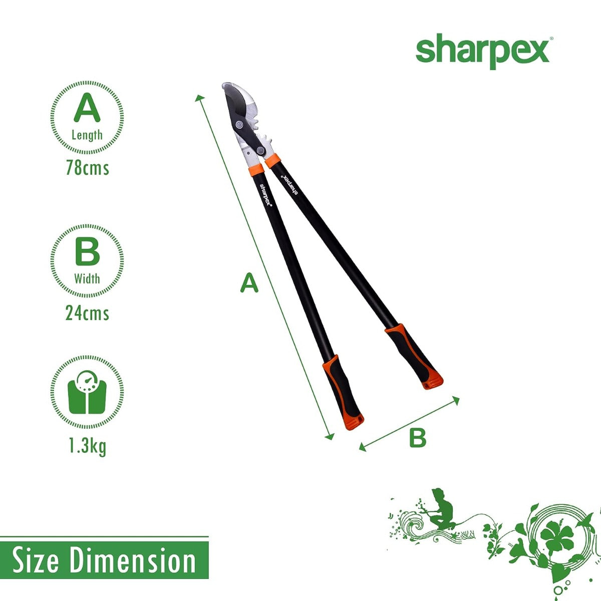 Bypass Lopper with Compound Action