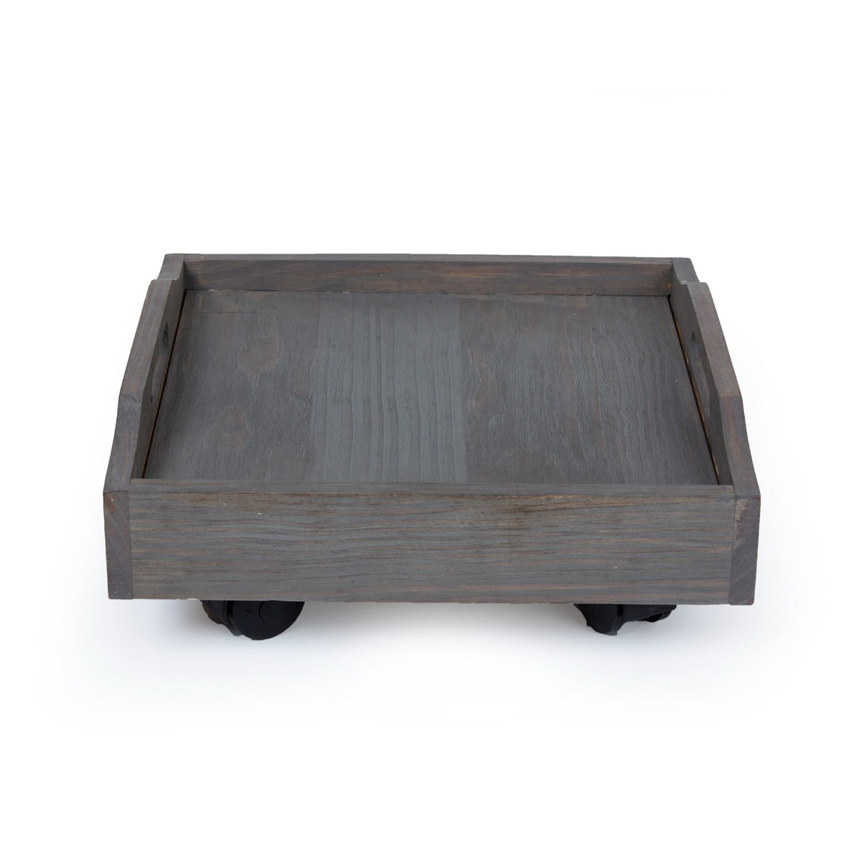 Wooden Trolley - Grey - Set of 4 (CO4-TRL-GY-012)