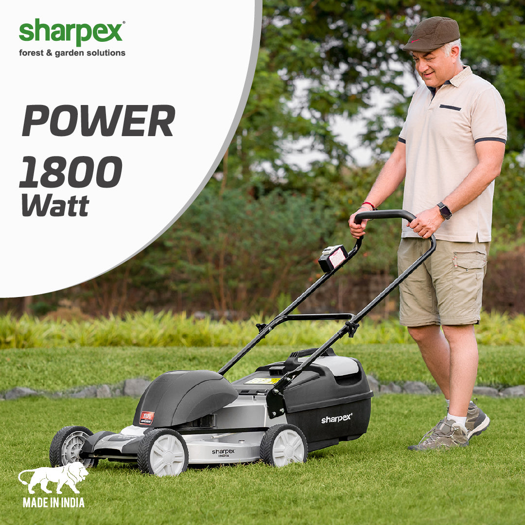 18" Aluminium Body Electric Lawn Mower (SPX.18.ALM)