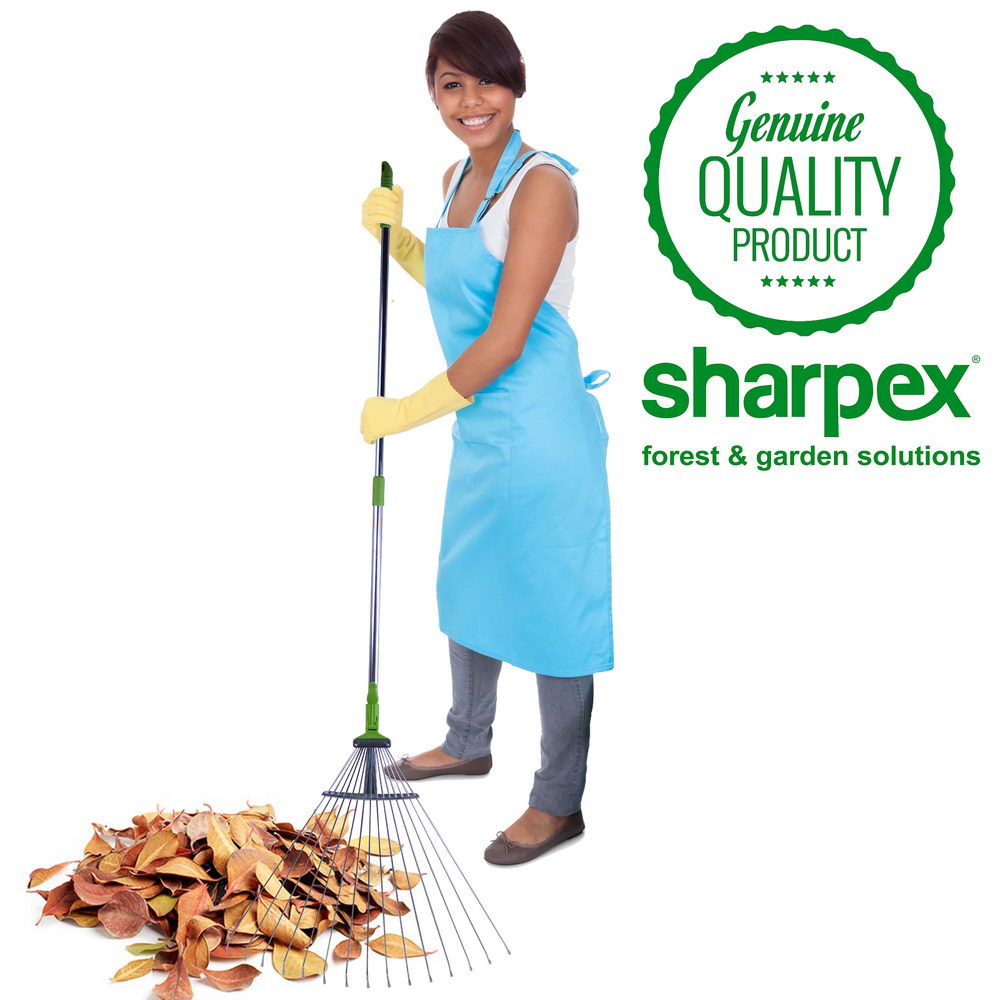 Adjustable Rake - Telescopic Handle (Green)