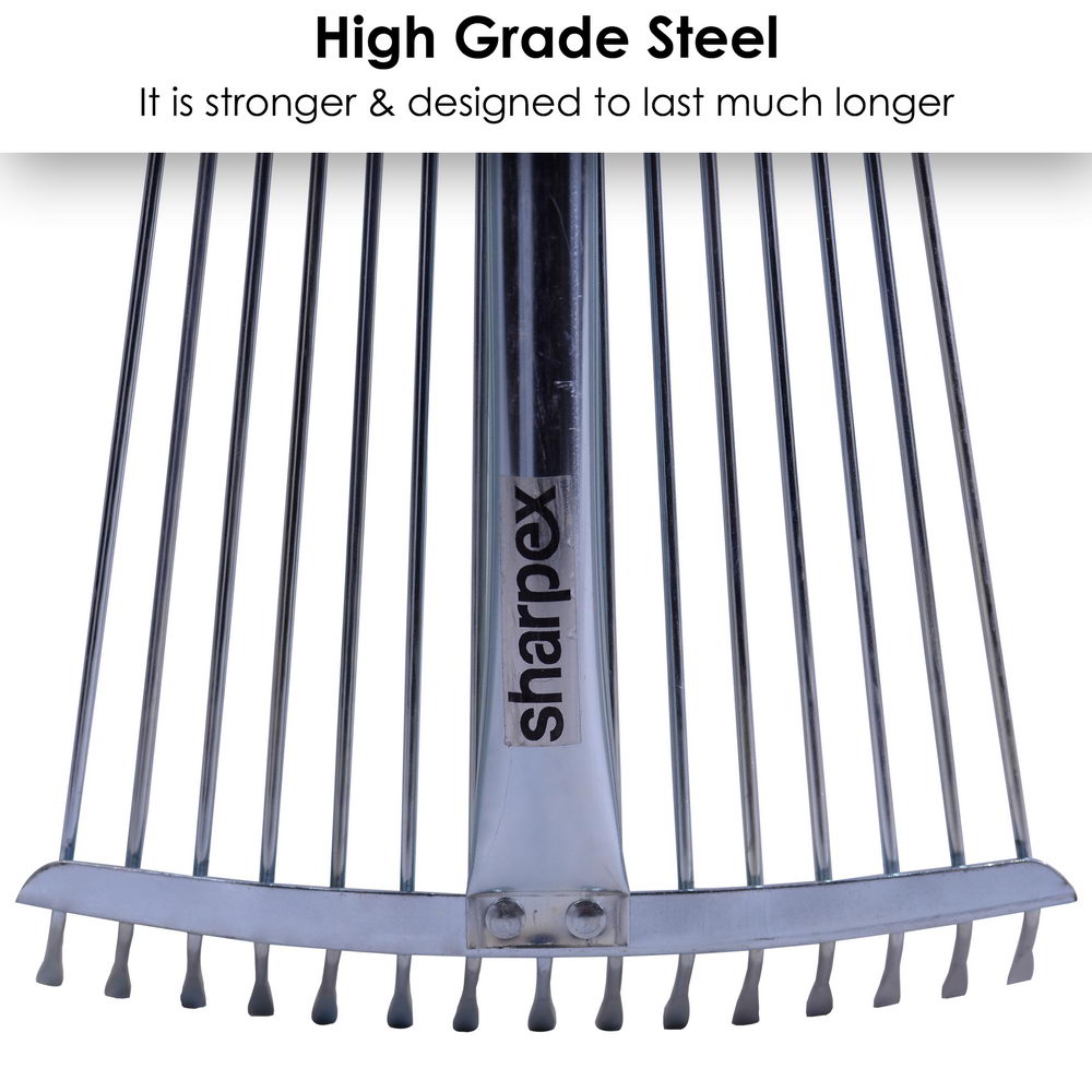 Adjustable Rake - Telescopic Handle (Green)