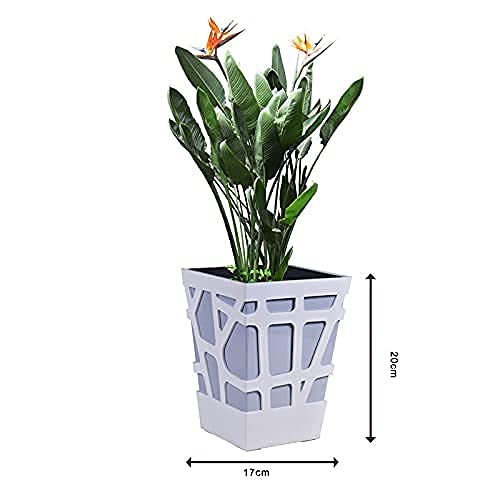 Mosaic Pot-Ash Grey-Set of 5(CO5-POT-MS-Q17-603)