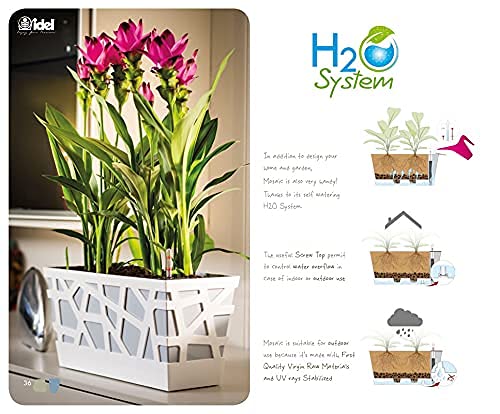 Mosaic Pot-Ash Grey-Set of 5(CO5-POT-MS-Q17-603)