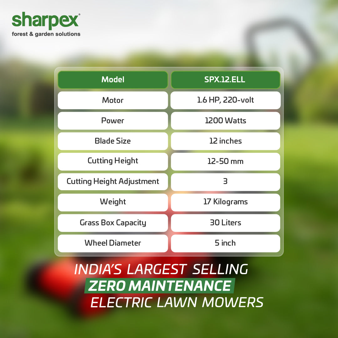 12" Electric Lawn Mower (SPX.12.ELJ)