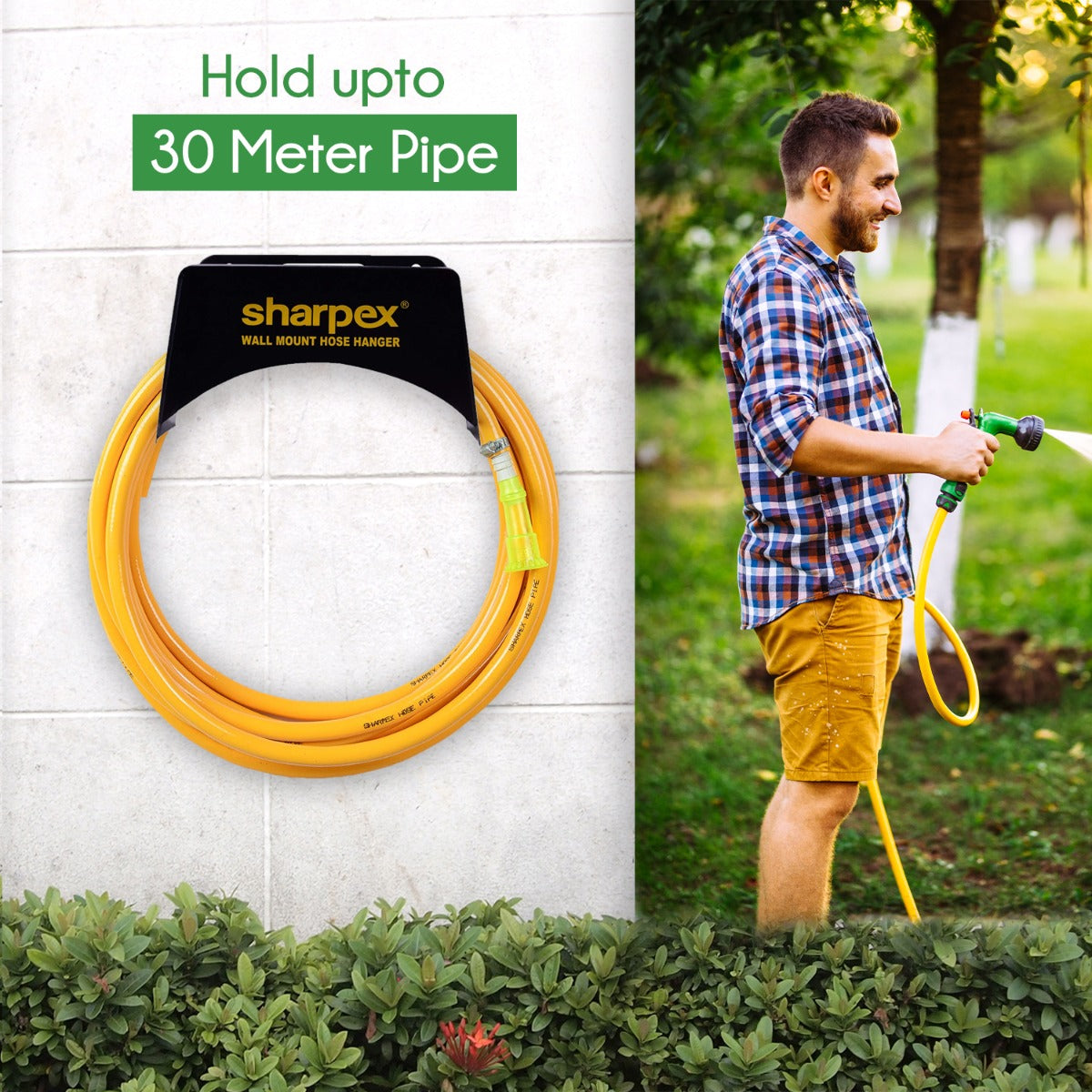 Wall Mount Hose Hanger - Black  (CO-HOS10-BL-002)