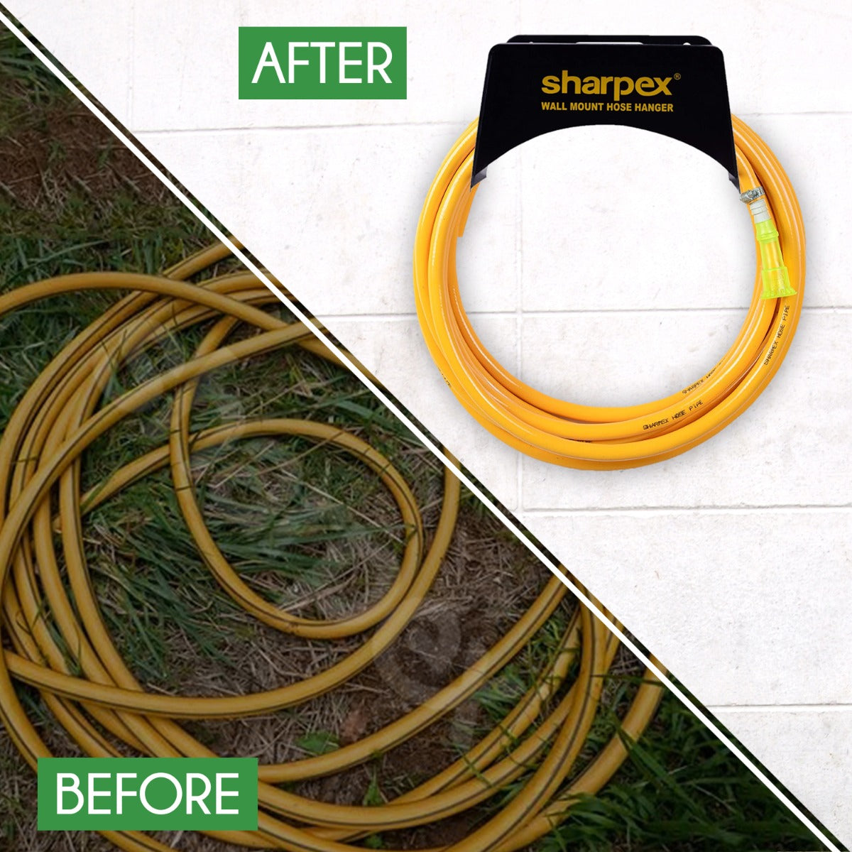 Wall Mount Hose Hanger - Black  (CO-HOS10-BL-002)