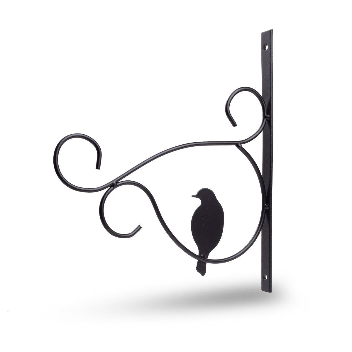 Metal Wall Bracket - Black- 4 PC  (CO4-BRK-BL-019)