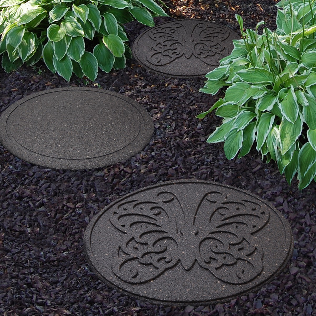 Sharpex Stepping Stones for Garden Butterfly Design Decorative Walkway for Outdoor Pathway, Lawn, Yard, Home, Landscaping Perfect Personalized All-Weather Proof Stepping Stones for Outdoor Pathway(SS-B-G-001)