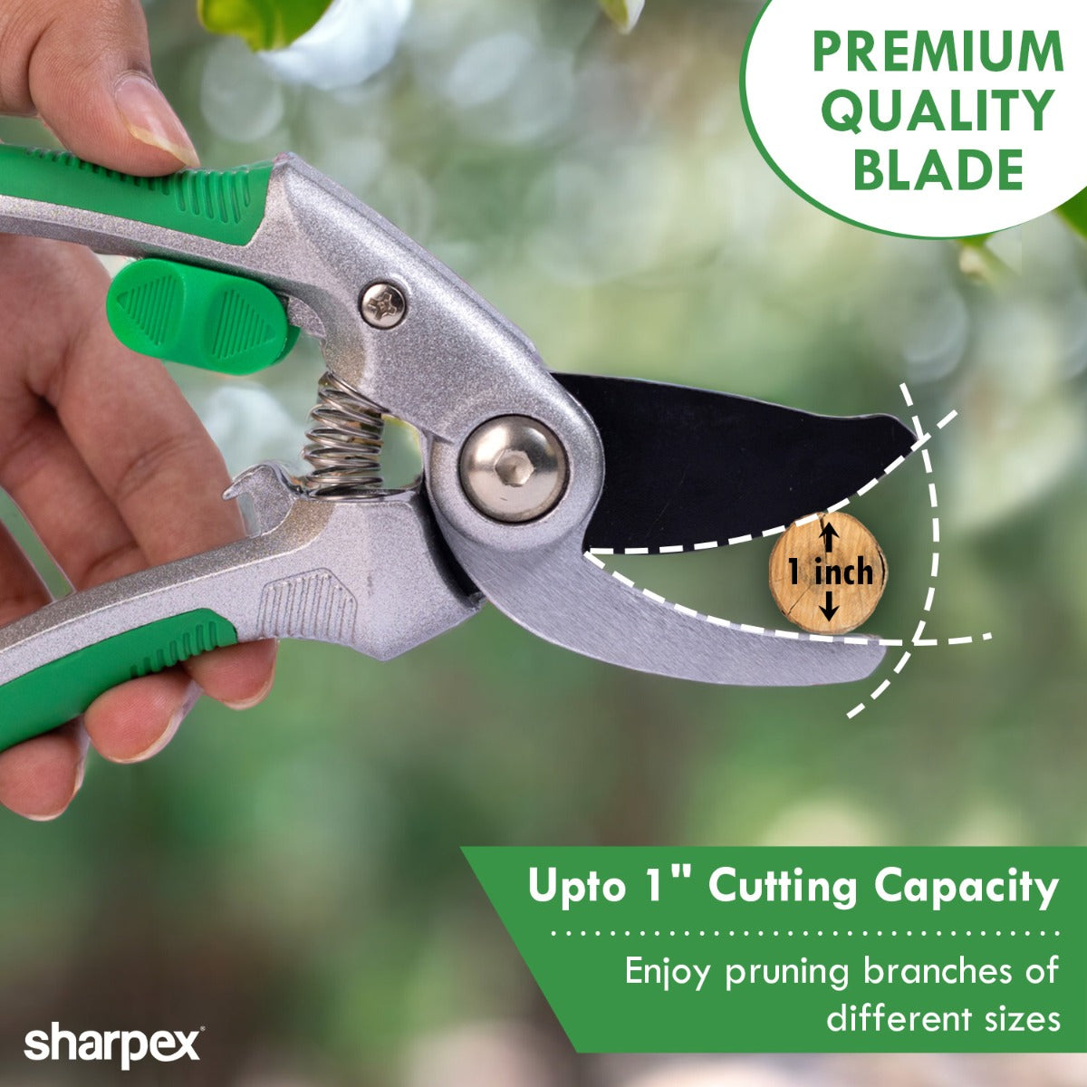 Heavy-Duty Bypass Professional Pruning Shears