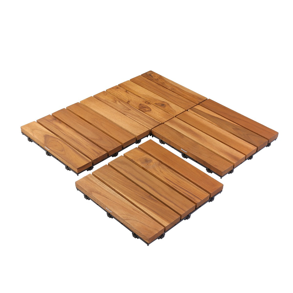 Teak Wood Deck Tiles - Brown (TIL-BR-003)