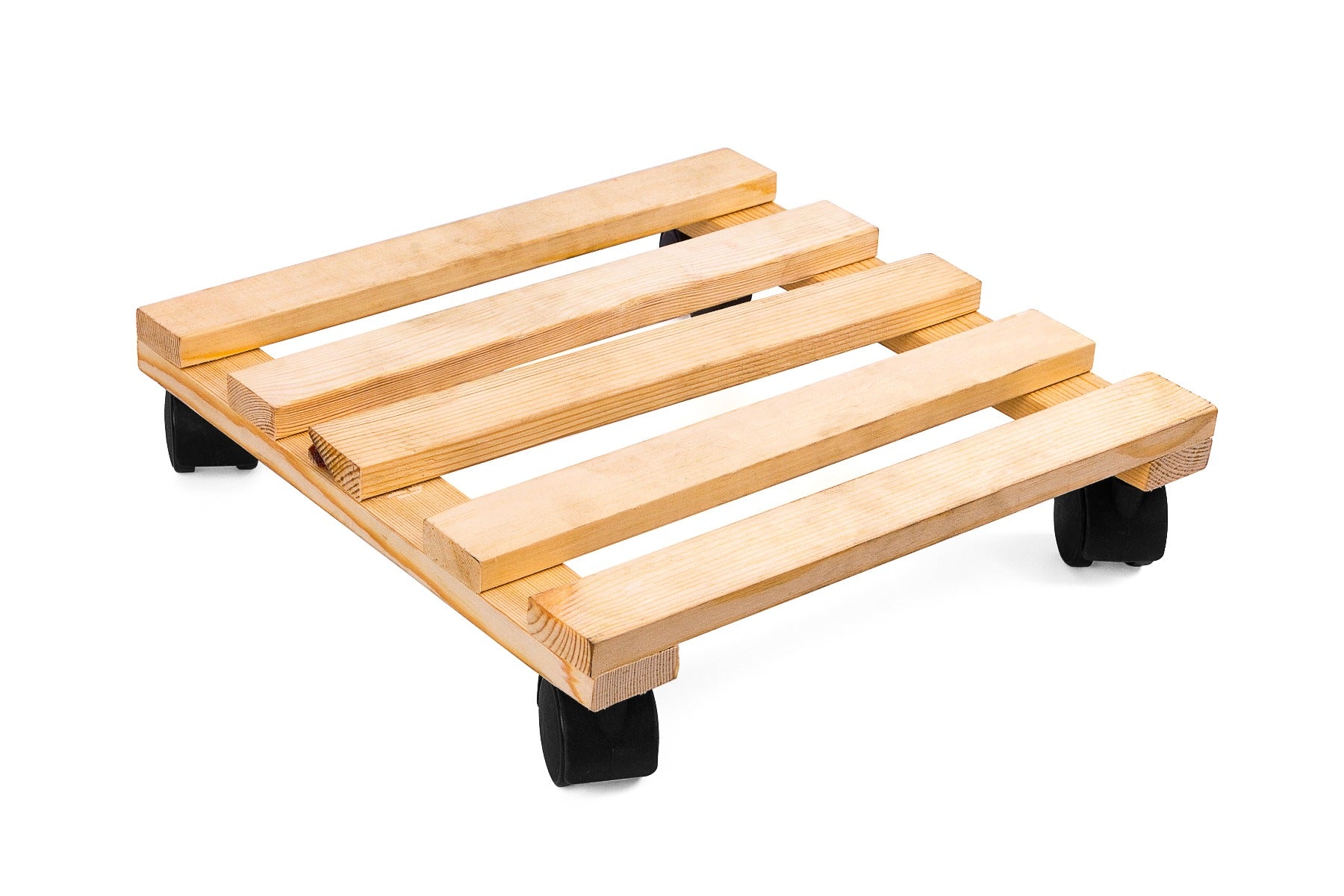 Wooden Trolley - Beige - Set of 2 (CO-TRL-BE-002)