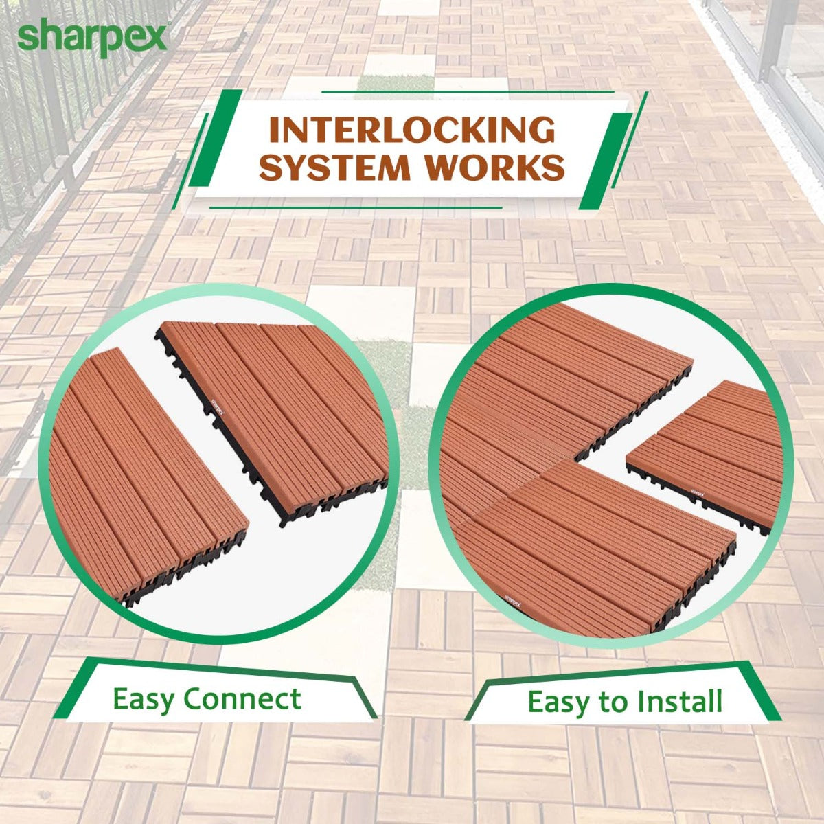 WPC Deck Tiles  (TIL-OR-010)