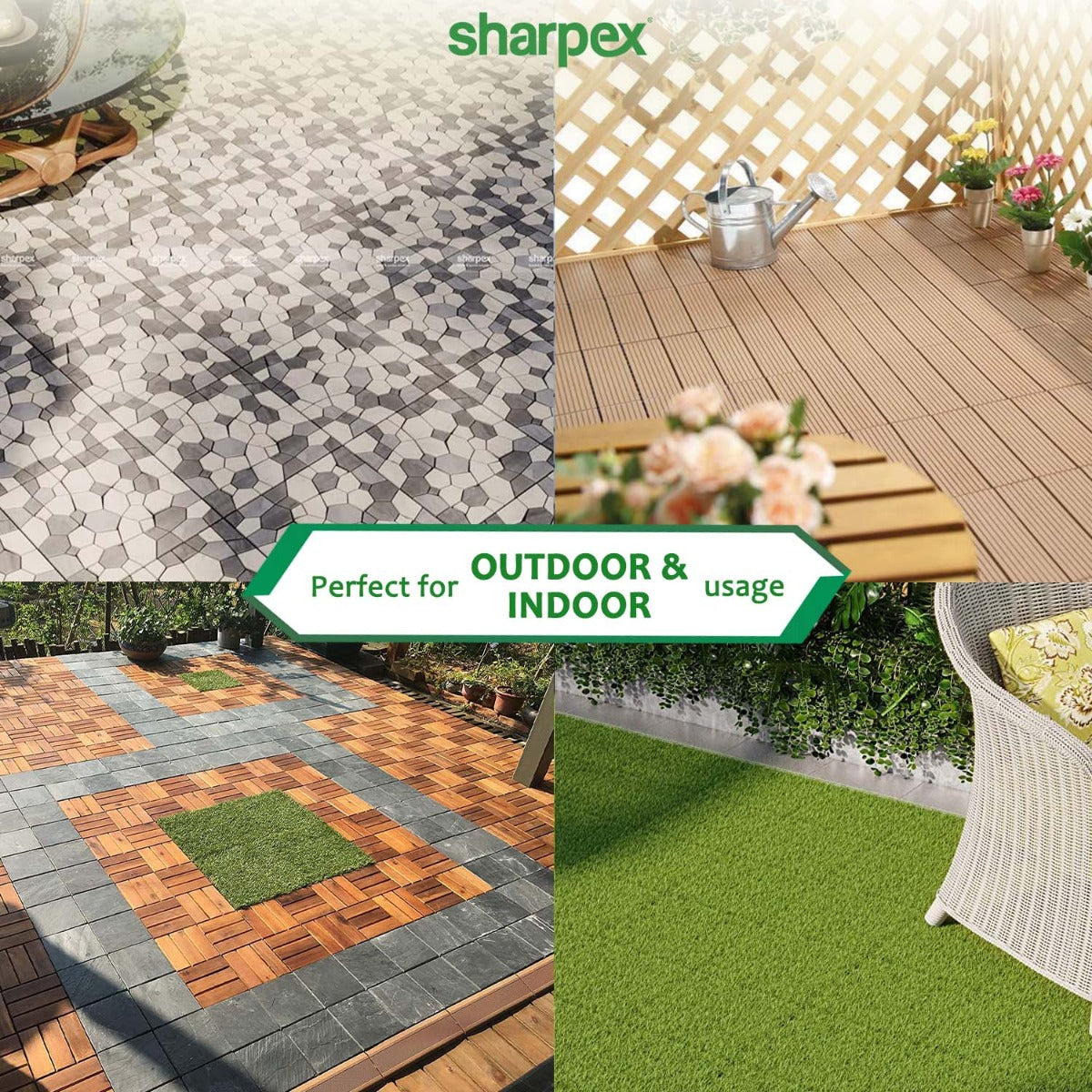 WPC Deck Tiles (TIL-GY-010)