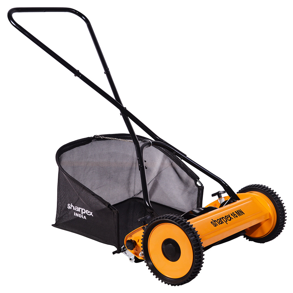 16" Manual Lawn Mower (Yellow)