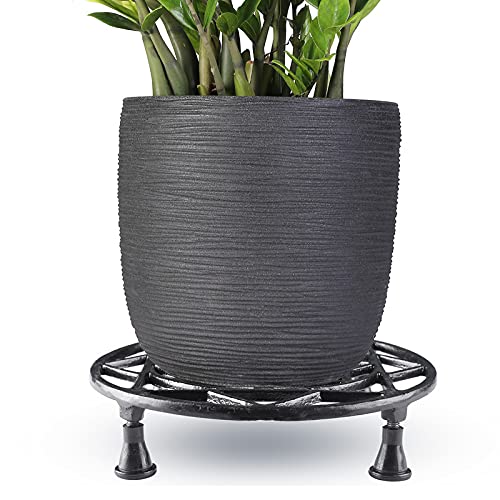 Metal Pot Stand -Black-Set of 1(STN-PLS-BL-08)