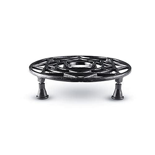 Metal Pot Stand -Black-Set of 1(STN-PLS-BL-08)