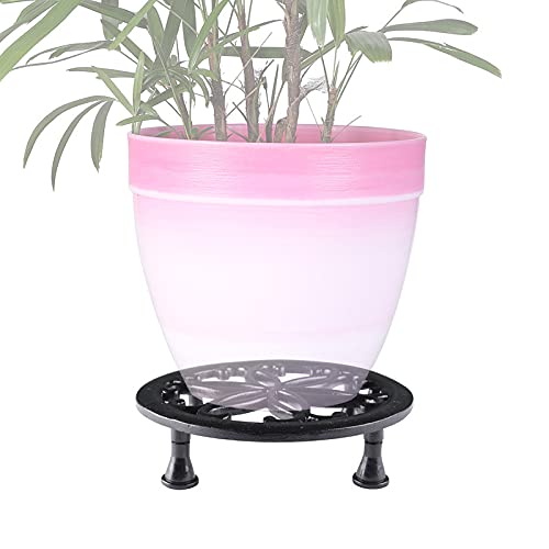 Metal Pot Stand- Black -Set of 4 (CO4-STN-PLS-BL-06)