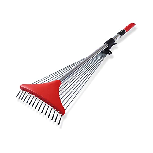 Adjustable Rake - Telescopic Handle (Red)