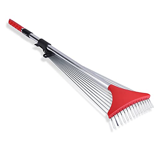 Adjustable Rake - Telescopic Handle (Red)