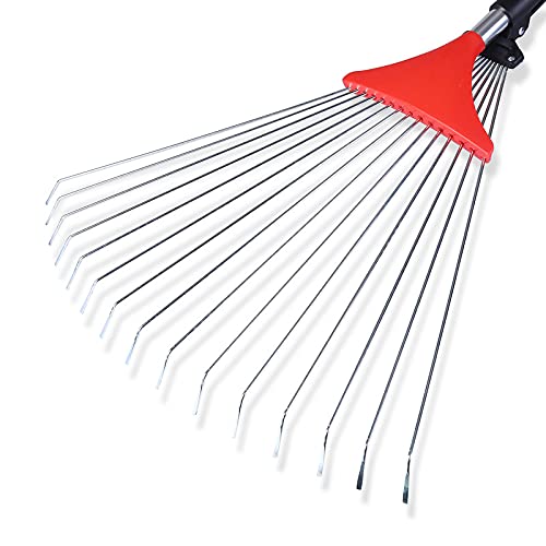 Adjustable Rake - Telescopic Handle (Red)