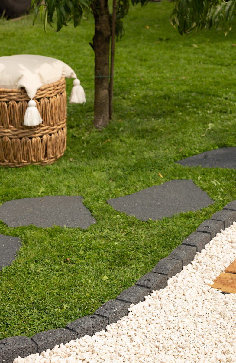 Sharpex Stepping Stones for Garden Natural Grey Design  Decorative Walkway for Outdoor Pathway, Lawn, Yard, Home, Landscaping Perfect Personalized Stepping Stones for Outdoor Pathway(SS-N-G-005)