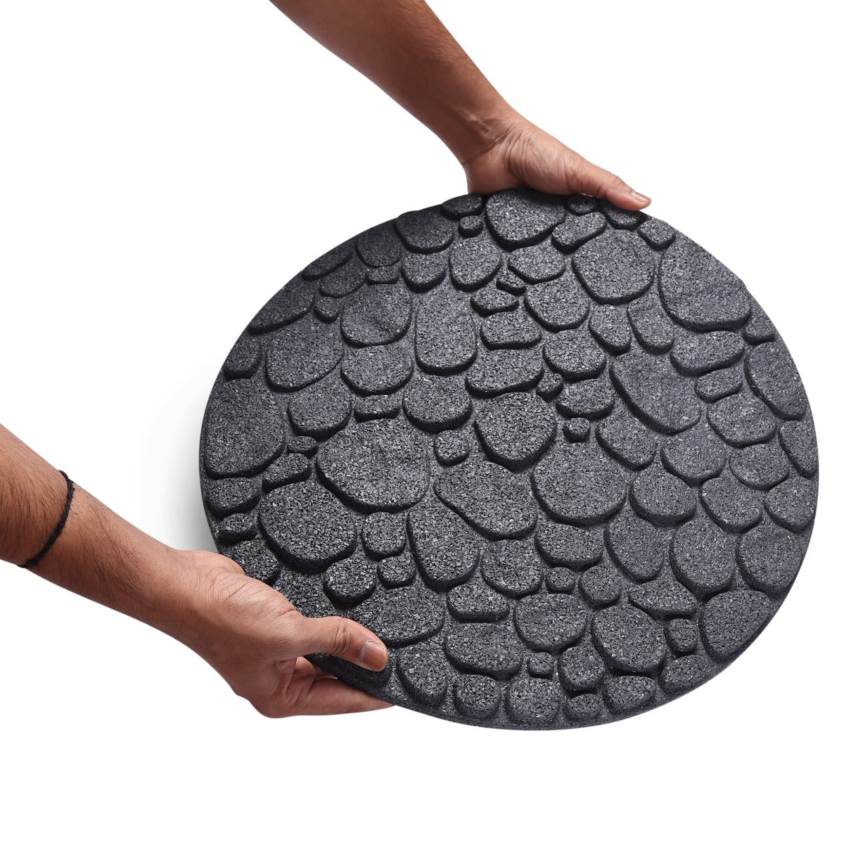 Sharpex Stepping Stones for Garden River Rock Grey Design Decorative Walkway for Outdoor Pathway, Lawn, Yard, Home, Landscaping Perfect Personalized Stepping Stones for Outdoor Pathway(SS-RR-G-003)