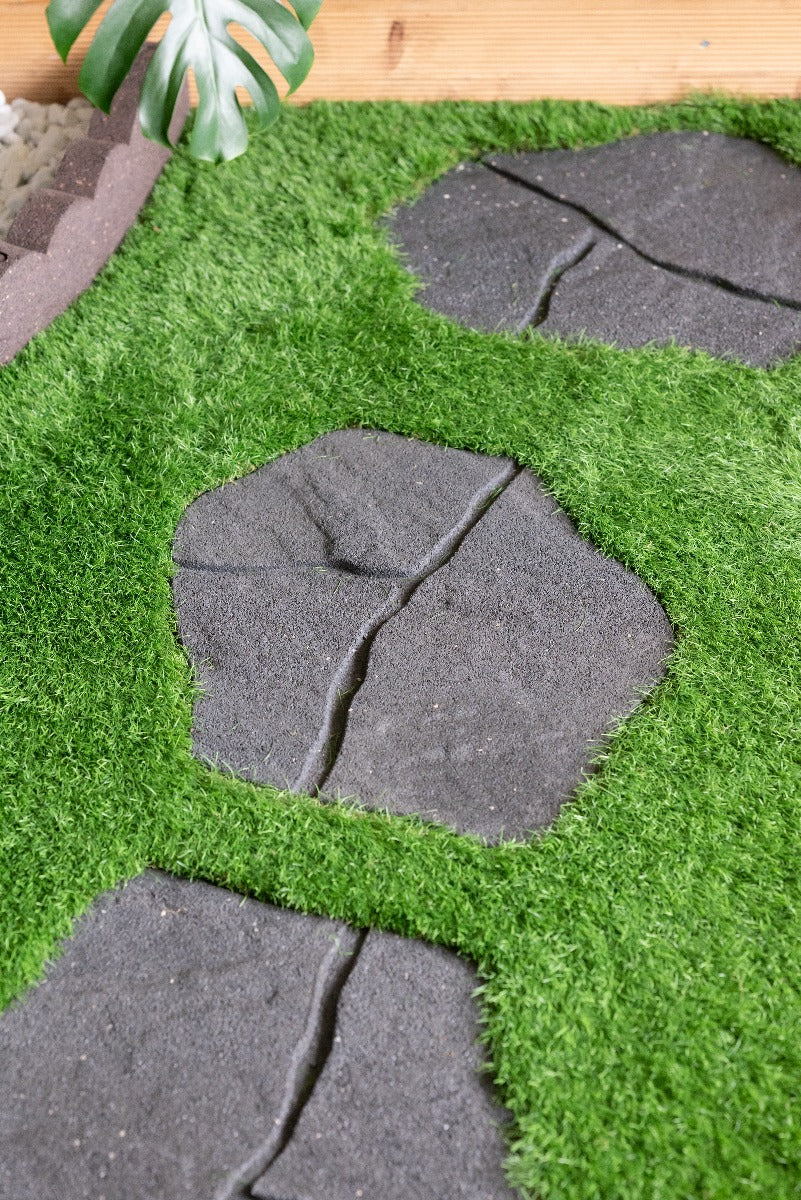 Sharpex Stepping Stones for Garden Walkway Stone Grey Design  Decorative Walkway for Outdoor Pathway, Lawn, Yard, Home, Landscaping Perfect Personalized Stepping Stones for Outdoor Pathway(SS-WS-G-006)