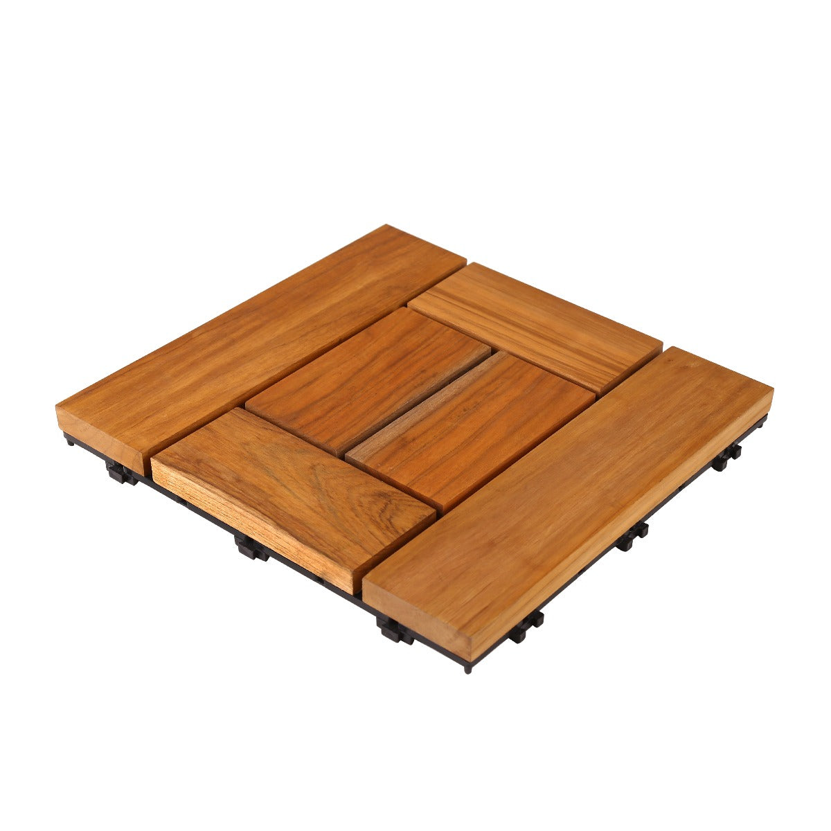 Teak Wood Deck Tiles - Brown (TIL-BR-001)