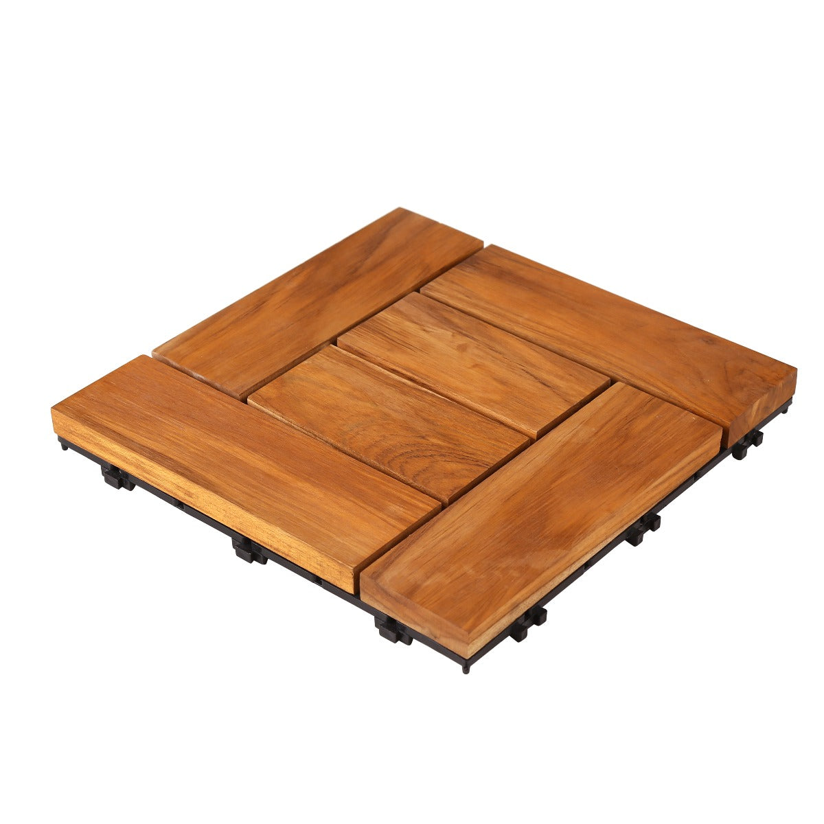 Teak Wood Deck Tiles - Brown (TIL-BR-002)