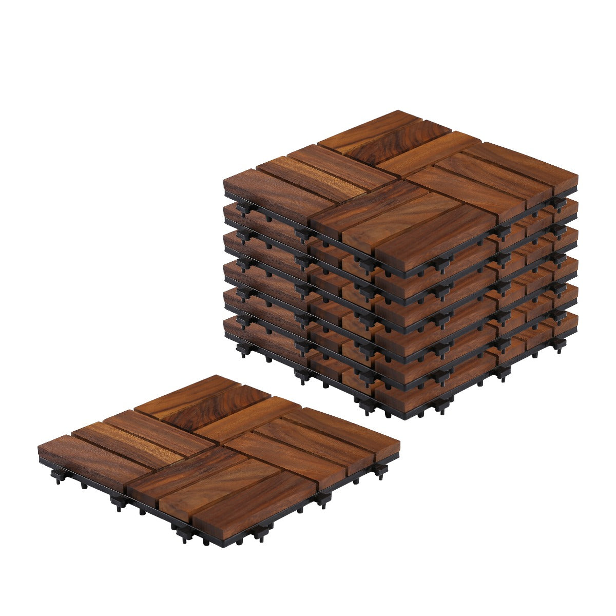 Walnut Wood Deck Tiles (TIL-WL-004)