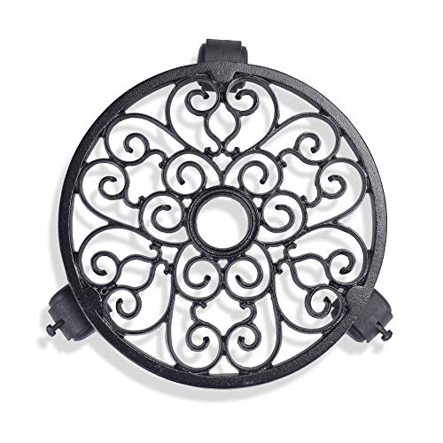 Iron Trolley - Black - Set of 4 (CO4-TRL-BL-016)