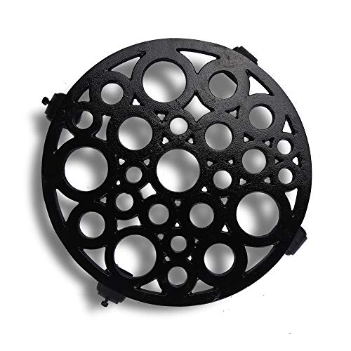 Iron Trolley - Black- Set of 4 (CO4-TRL-BL-018)