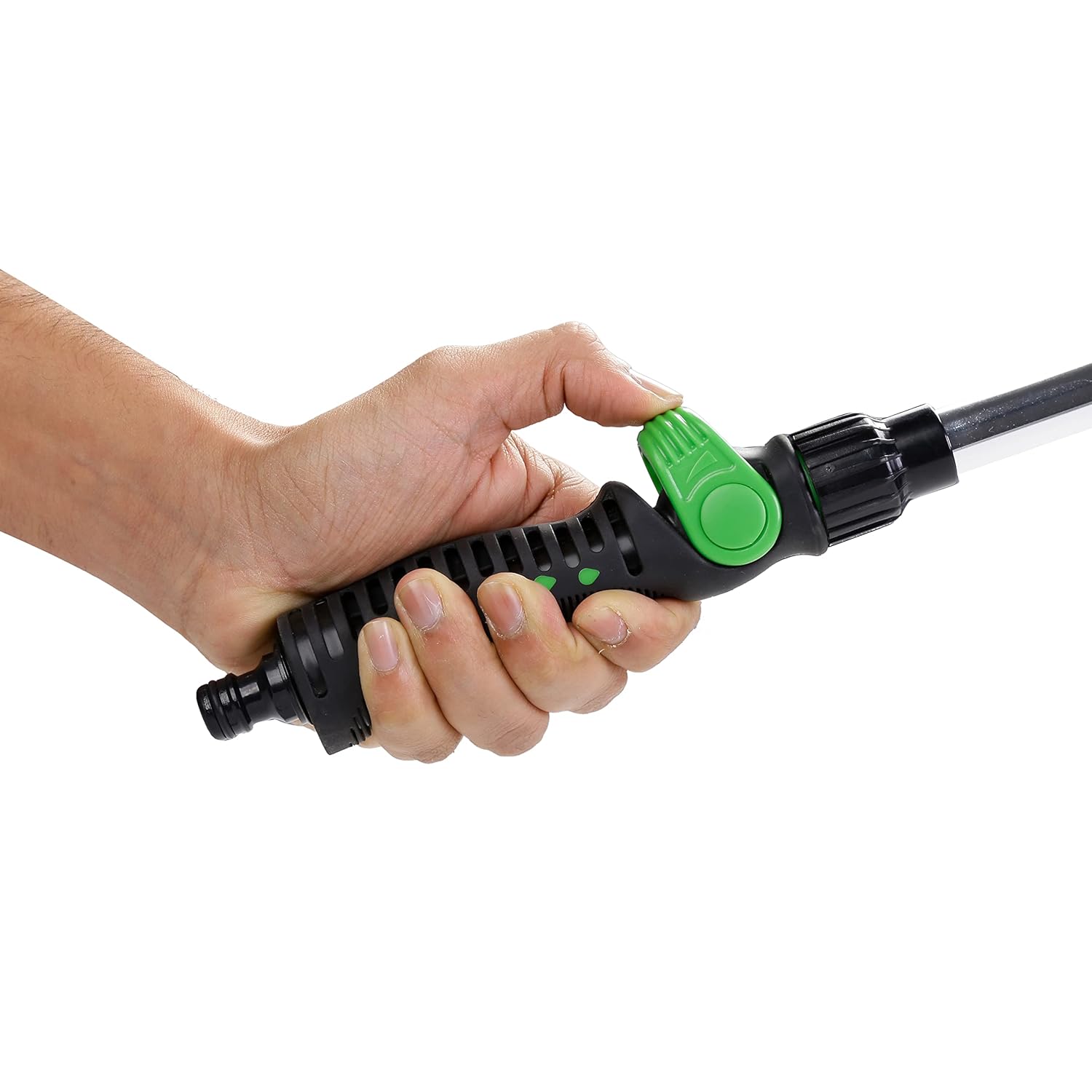 Watering Wand with ABS Plastic Nozzle Spray ,6 Adjustable Watering Patterns, Slip Resistant for Watering Plants, Lawn & Garden, Washing Cars
