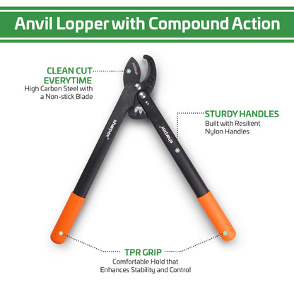 Anvil Lopper with Nylon Handles