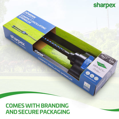 Heavy Duty Turbo Oscillating Sprinkler for Garden Watering