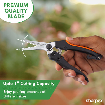 Heavy-Duty Professional Pruning Shears with Nylon Handle