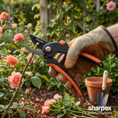 Heavy Duty 8 Inch Garden Bypass Pruning Shears